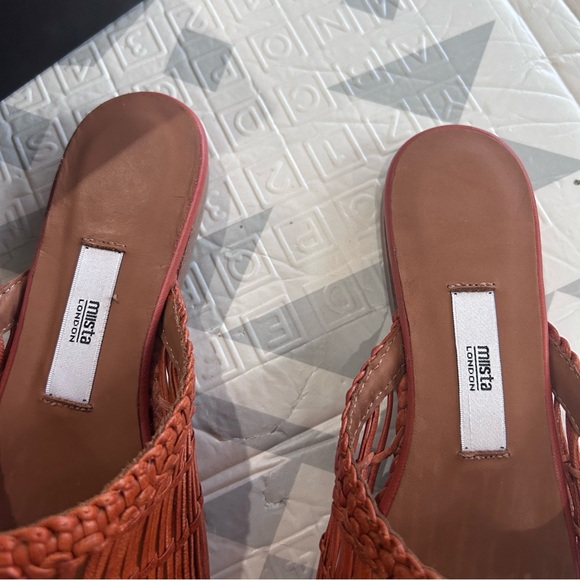 MIISTA Erica Woven Leather Mule size 38 - Picture 2 of 6